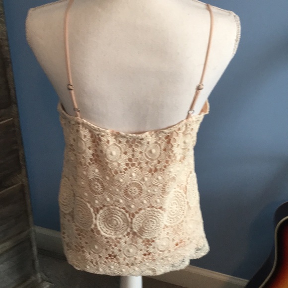 Creme Lace Cami by Lavender Brown Like New - Picture 3 of 4